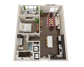 Unit 519 519 floor plan